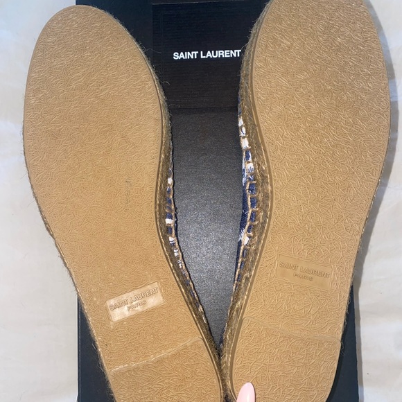 NWT Saint Laurent Hibiscus Print espadrilles - Picture 8 of 14
